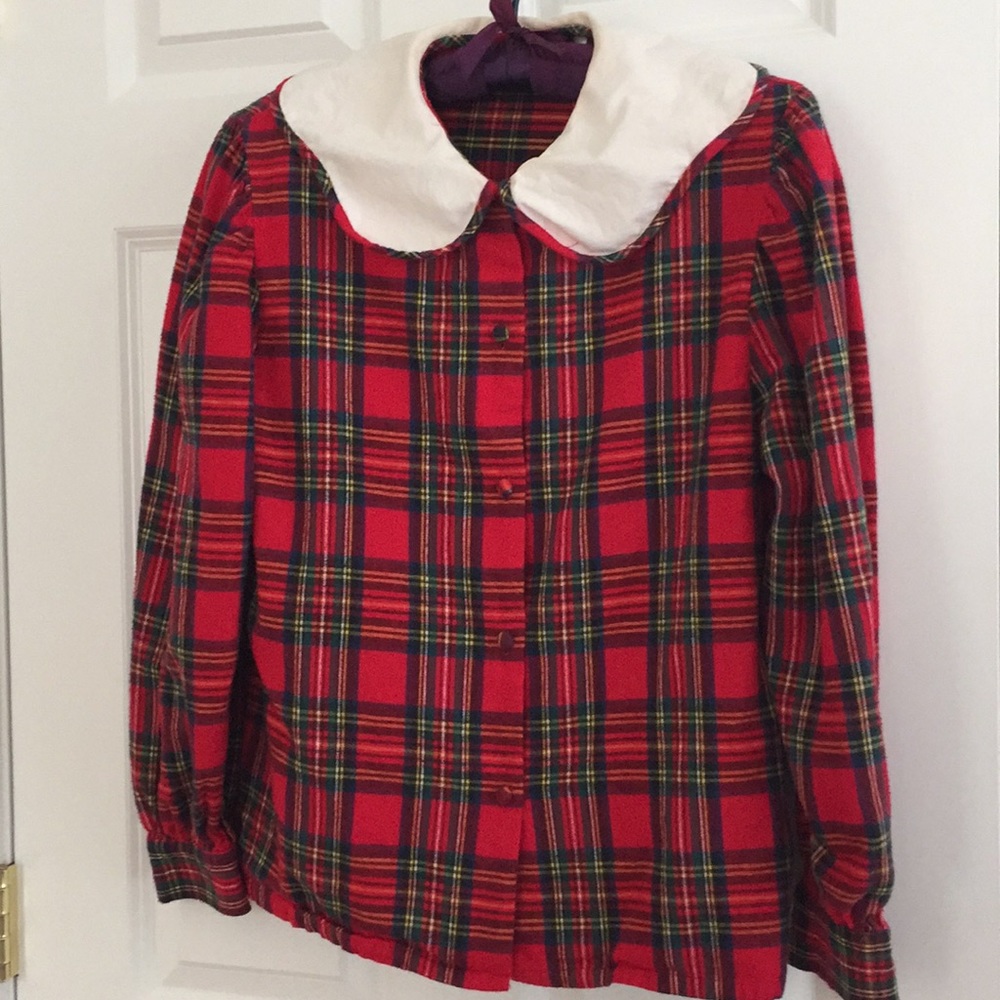 Rebecca Thomas vintage flannel blouse